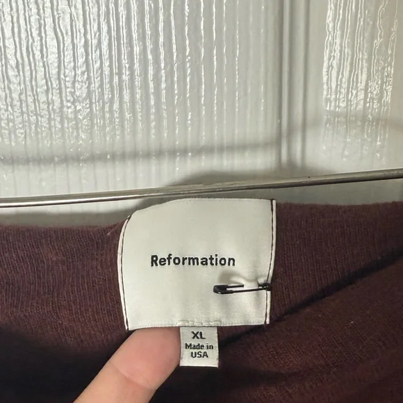 Reformation Elio Knit Top XL - Picture 7 of 7